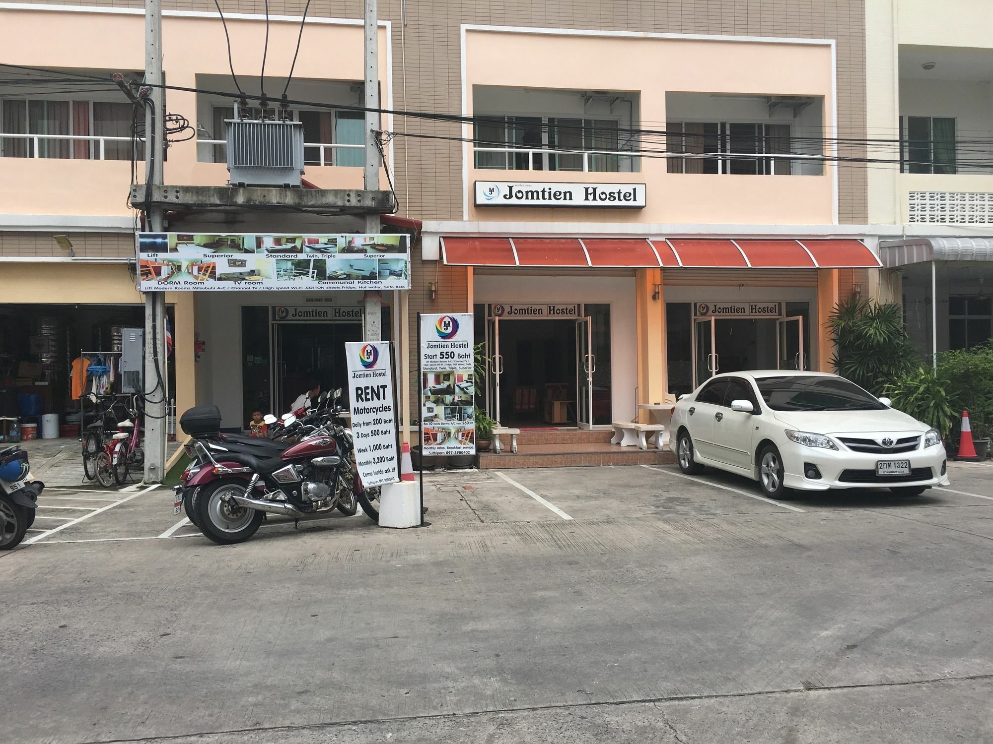Jomtien Hostel Exterior foto
