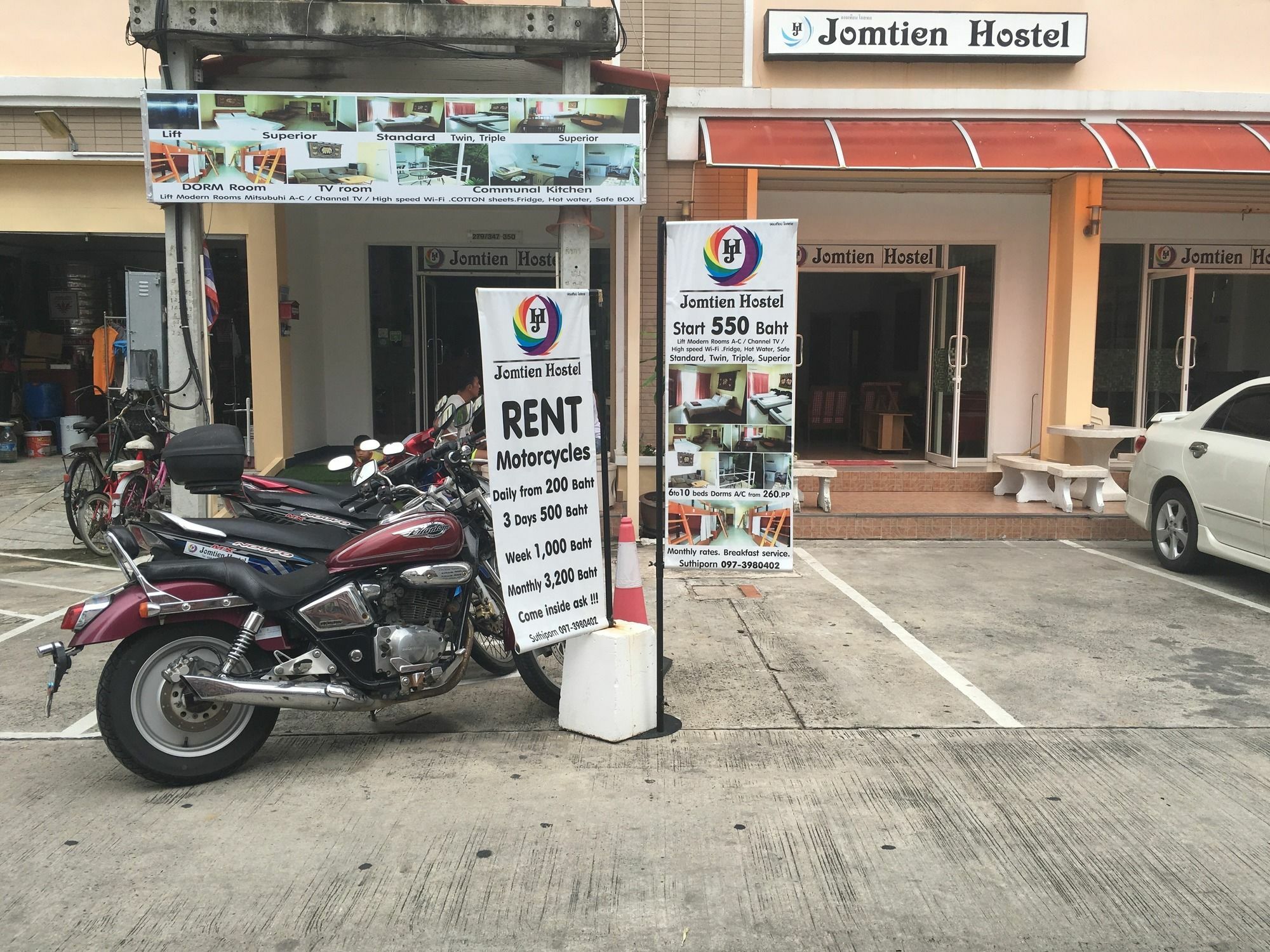 Jomtien Hostel Exterior foto
